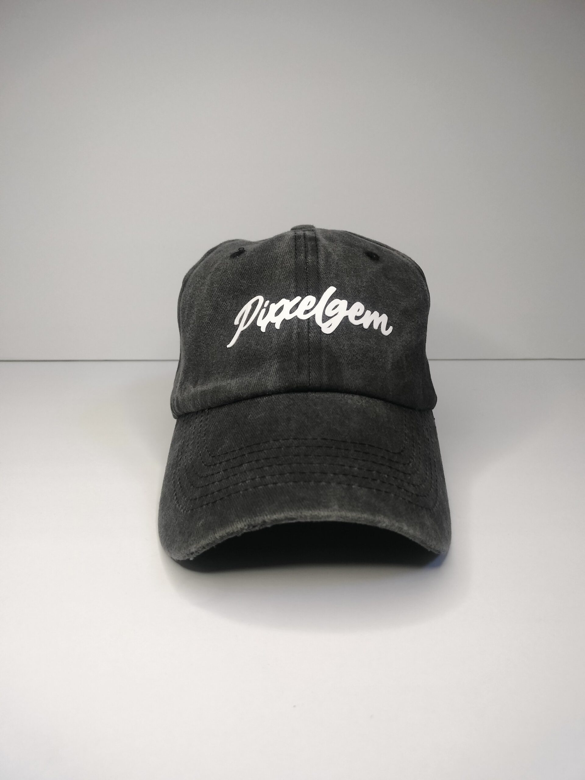 Pixxelgem Signature baseball cap (Blk) - Pixxelgem Clothing
